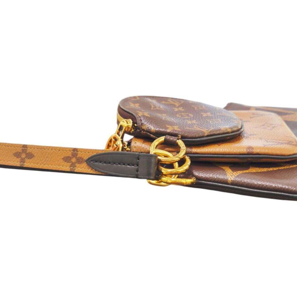 LOUIS VUITTON Authentic Brown Monogram Pochette Pouch - Picture 4 of 15